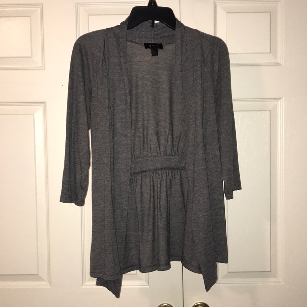Grey cardigan